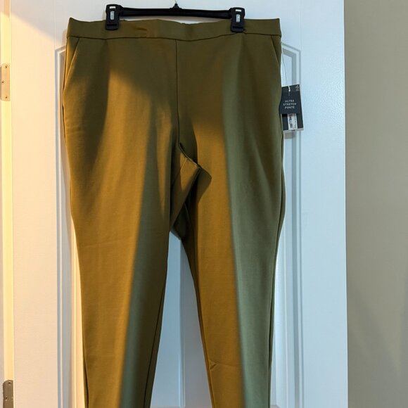 Worthington Pants - Worthington Pull-On Tapered Trousers (Battalion Olive)